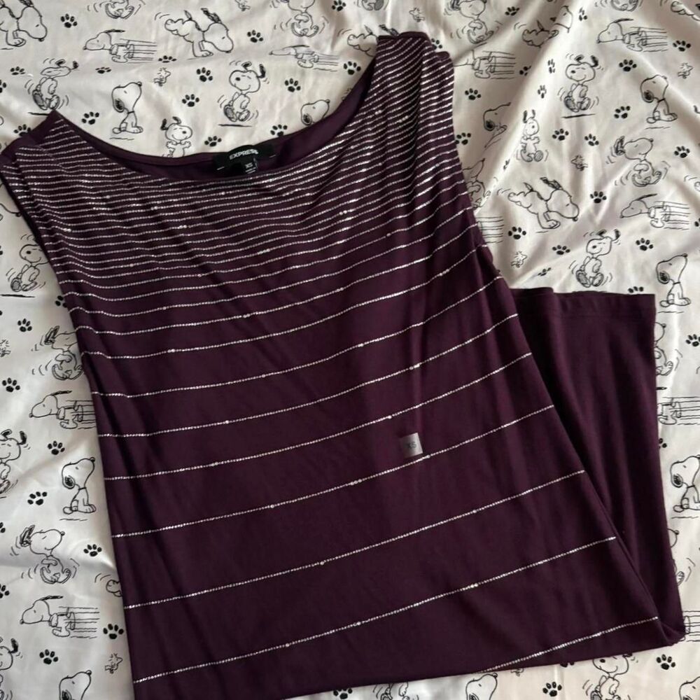 Express Women's Purple Dress